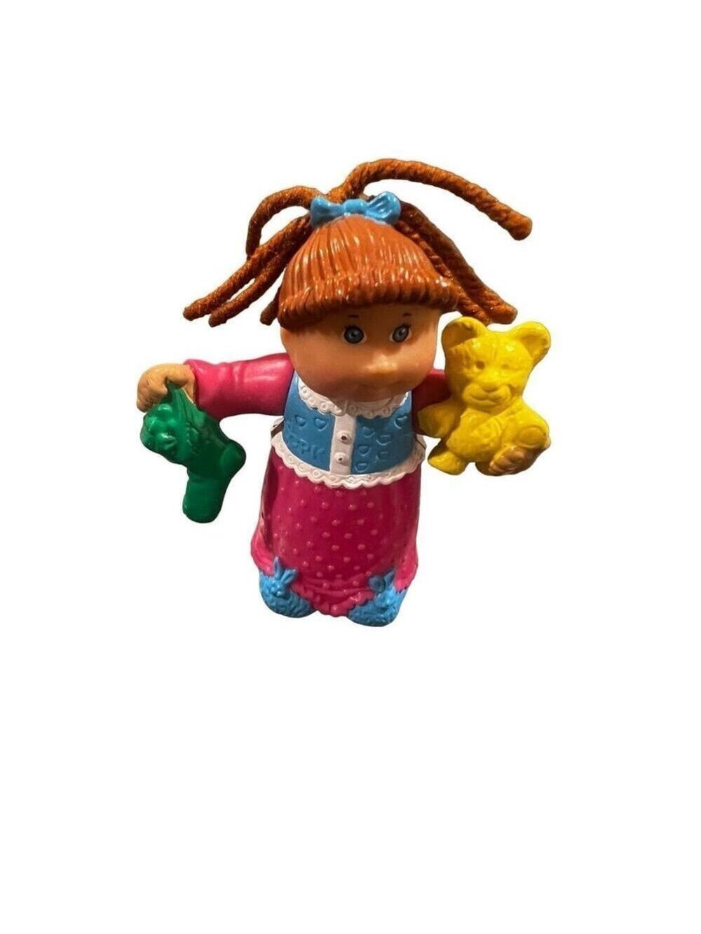 Vintage Cabbage Patch Kids CPK Doll Mini Figures Figurines 1992 Girl Christmas